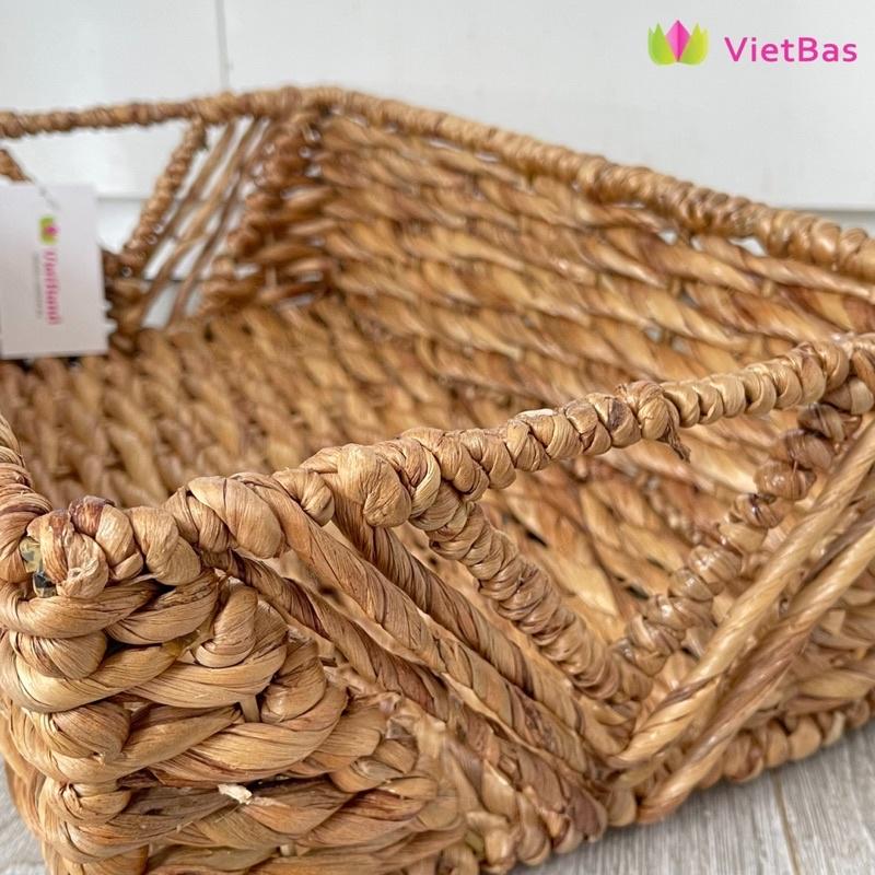 Khay lục bình VIETBAS hình chữ nhật MAU83