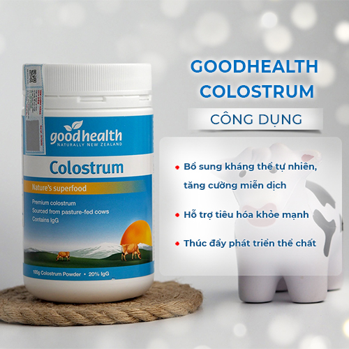 Sữa bò non 100% nguyên chất Goodhealth 100% Pure Colostrum (100gr)  - Nhập khẩu New Zealand