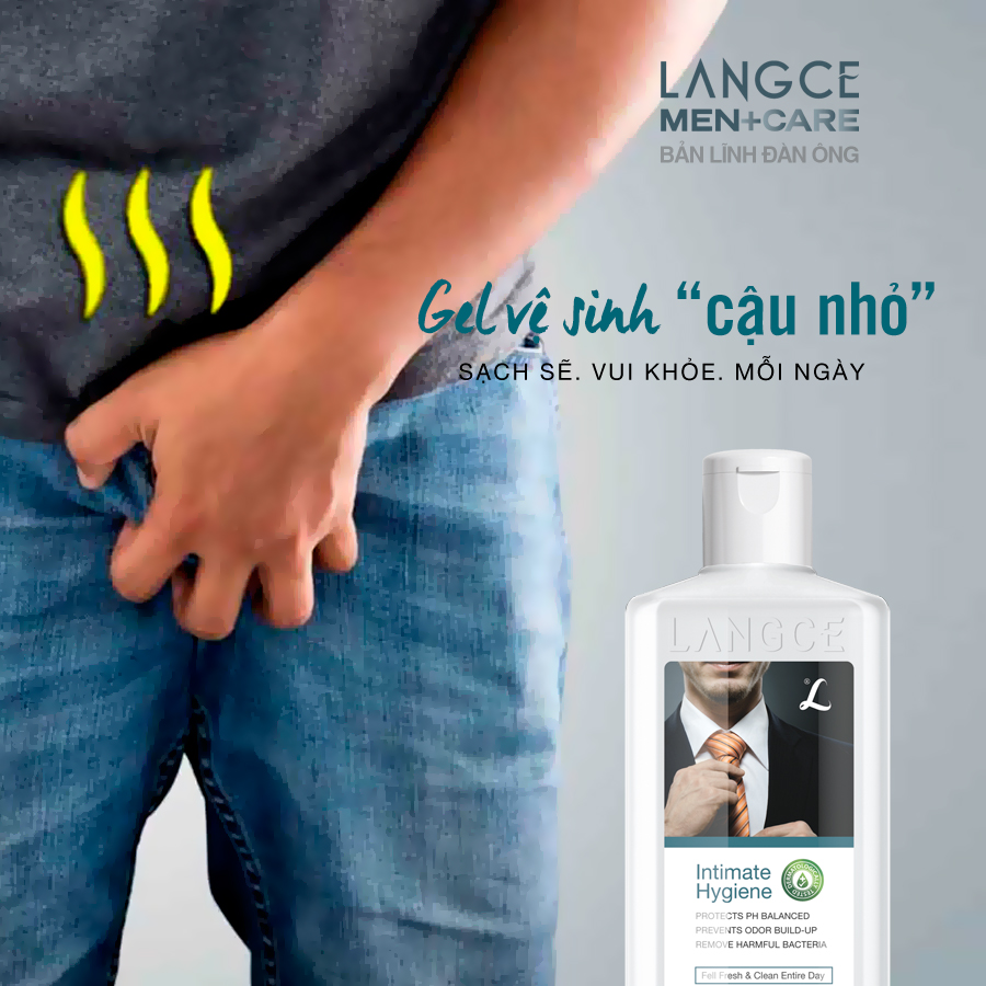 GEL VỆ SINH VÙNG KÍN CHO NAM 100ml LANGCE