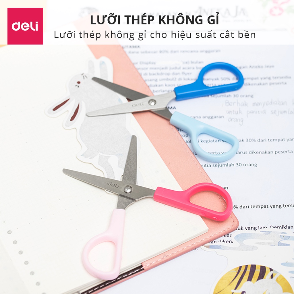 Kéo học sinh 121mm Deli - 6021