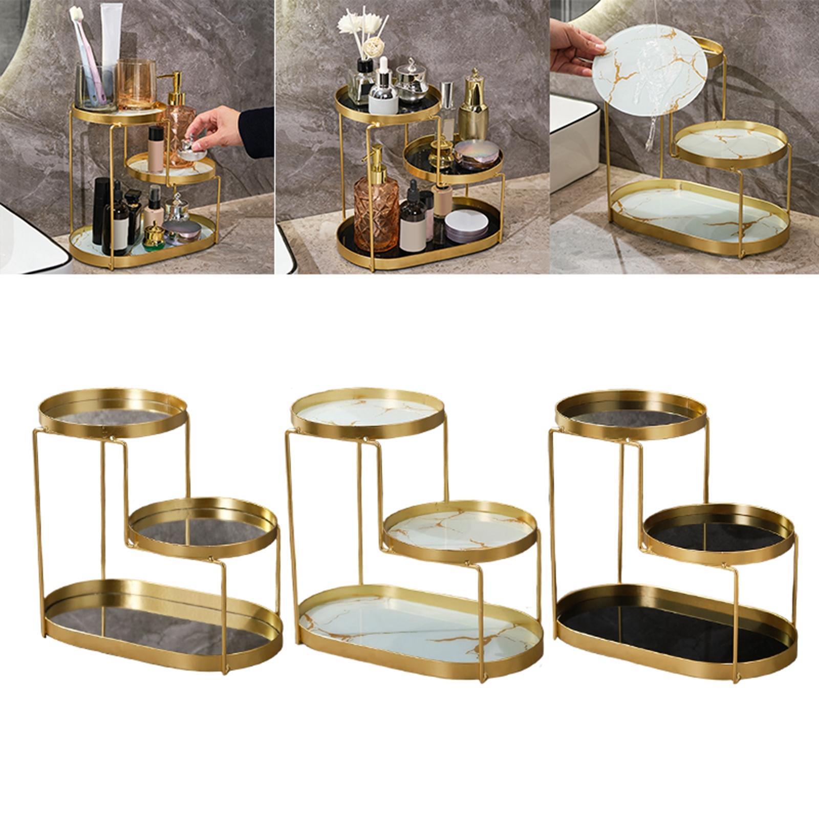 Bathroom Cosmetic Tray  Vanity Organizer for Bathroom Decor