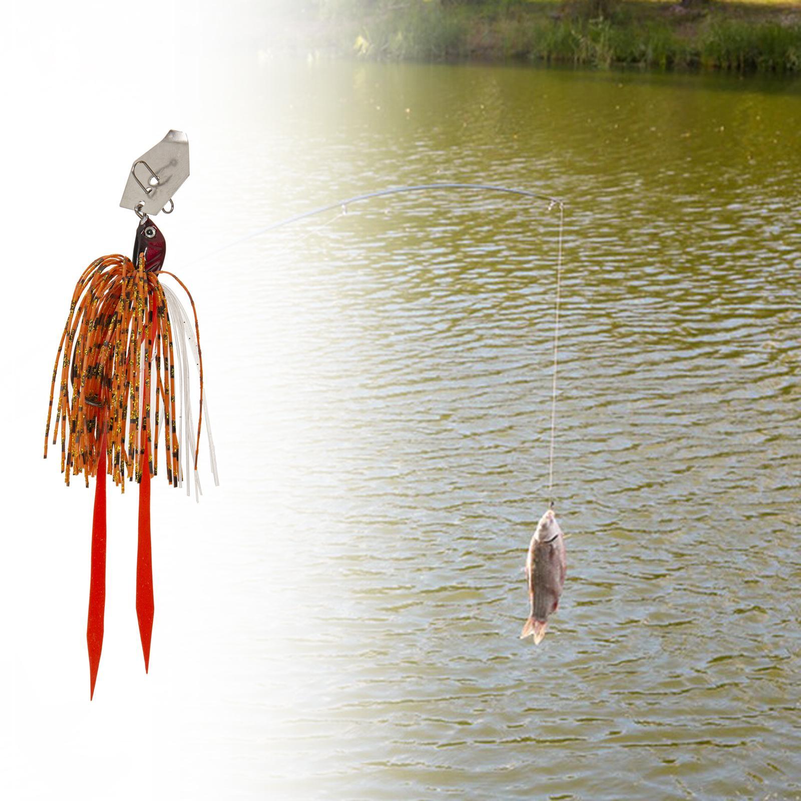 Fishing  Fishing Baits  with Silicone Skirt Flipping Jigs Swim Metal