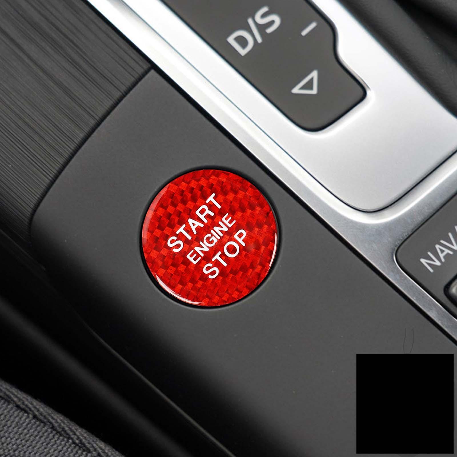 Engine Start Stop Button Trim Cover Sticker Fits for A3 A4 A5 A6 Q5 Q7