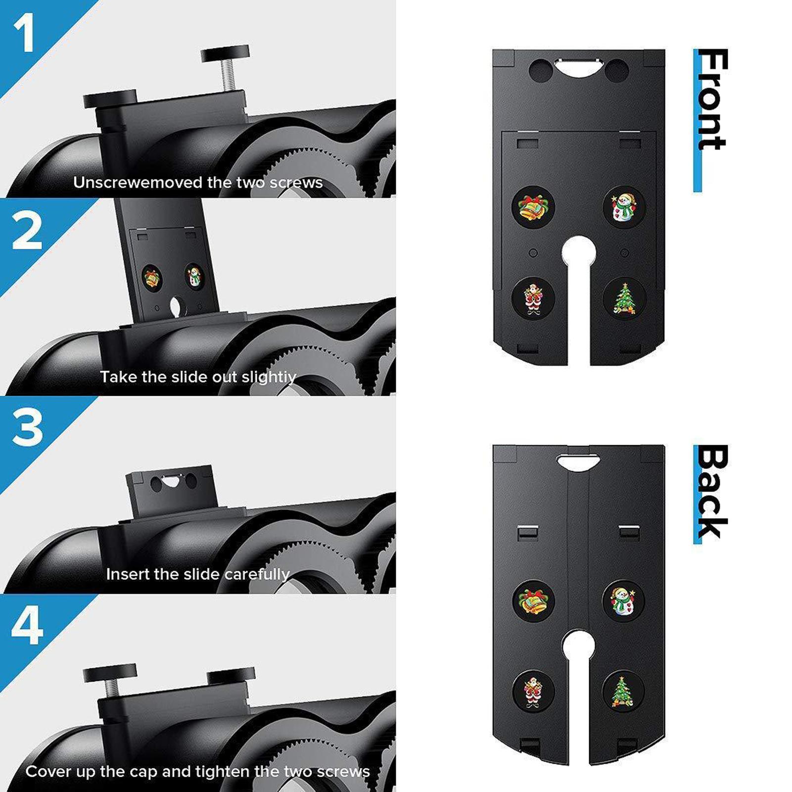 Đèn Chiếu Giáng Sinh Halloween Ngoài Trời, 26 Hiệu Ứng Hd Sóng Biển 3D & Mẫu Cho Bữa Tiệc Ngày Lễ Trang Trí Giáng Sinh