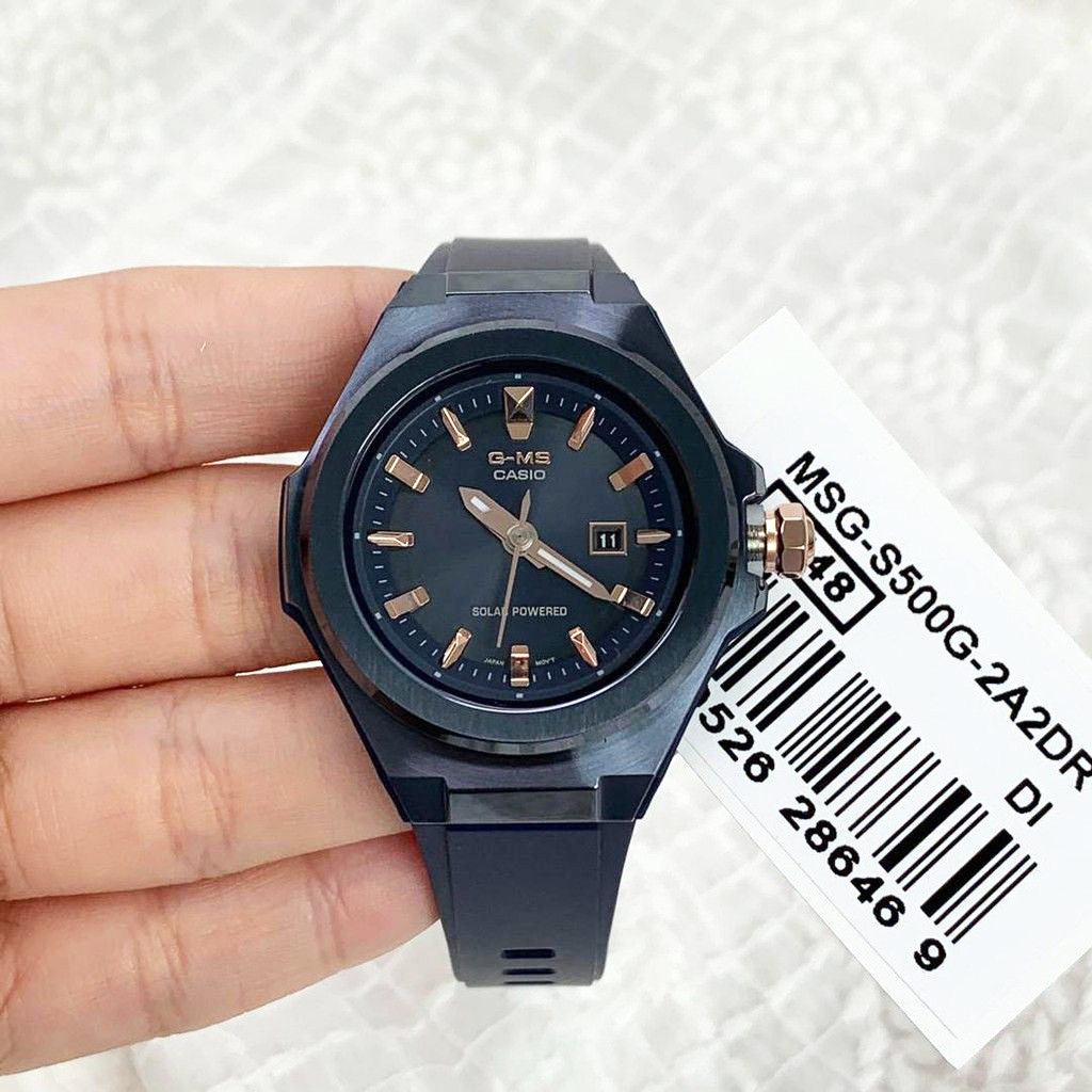 Đồng Hồ Nữ Casio Baby-G MSG-S500G-2A2 Pin Năng Lượng - MSG-S500G-2A2DR Chính Hãng