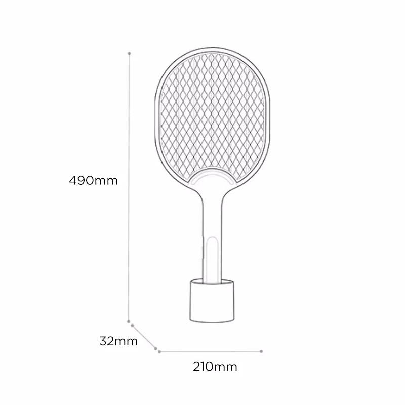 Vợt điện chống muỗi 3000v 3 lớp sạc kết nối cổng USB