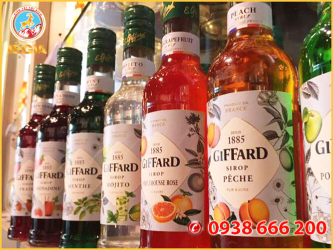 Siro GIFFARD Vỏ Cam Xanh 1L (BLUE CURACAO SYRUP)