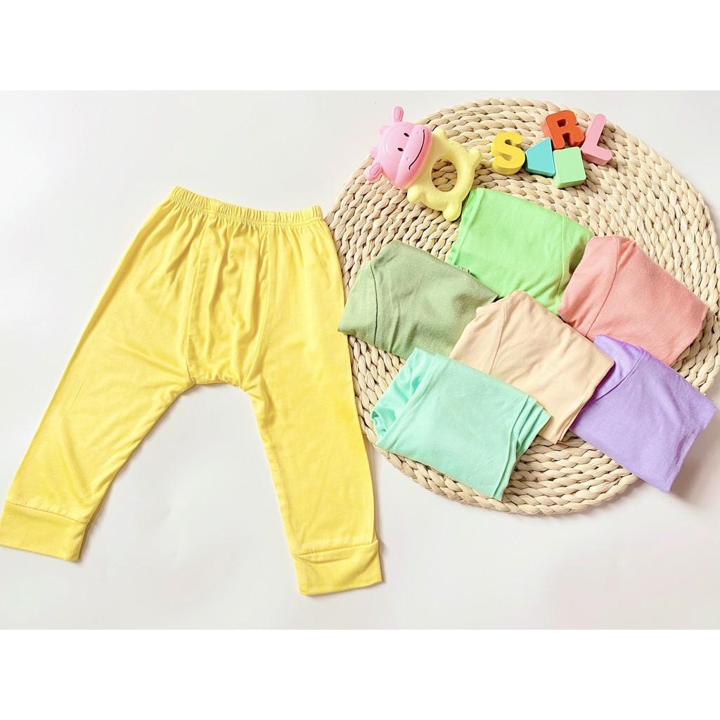 Bộ Dài Tay Minky Mom Cài Lệch Sơ Sinh Cho Bé Yêu