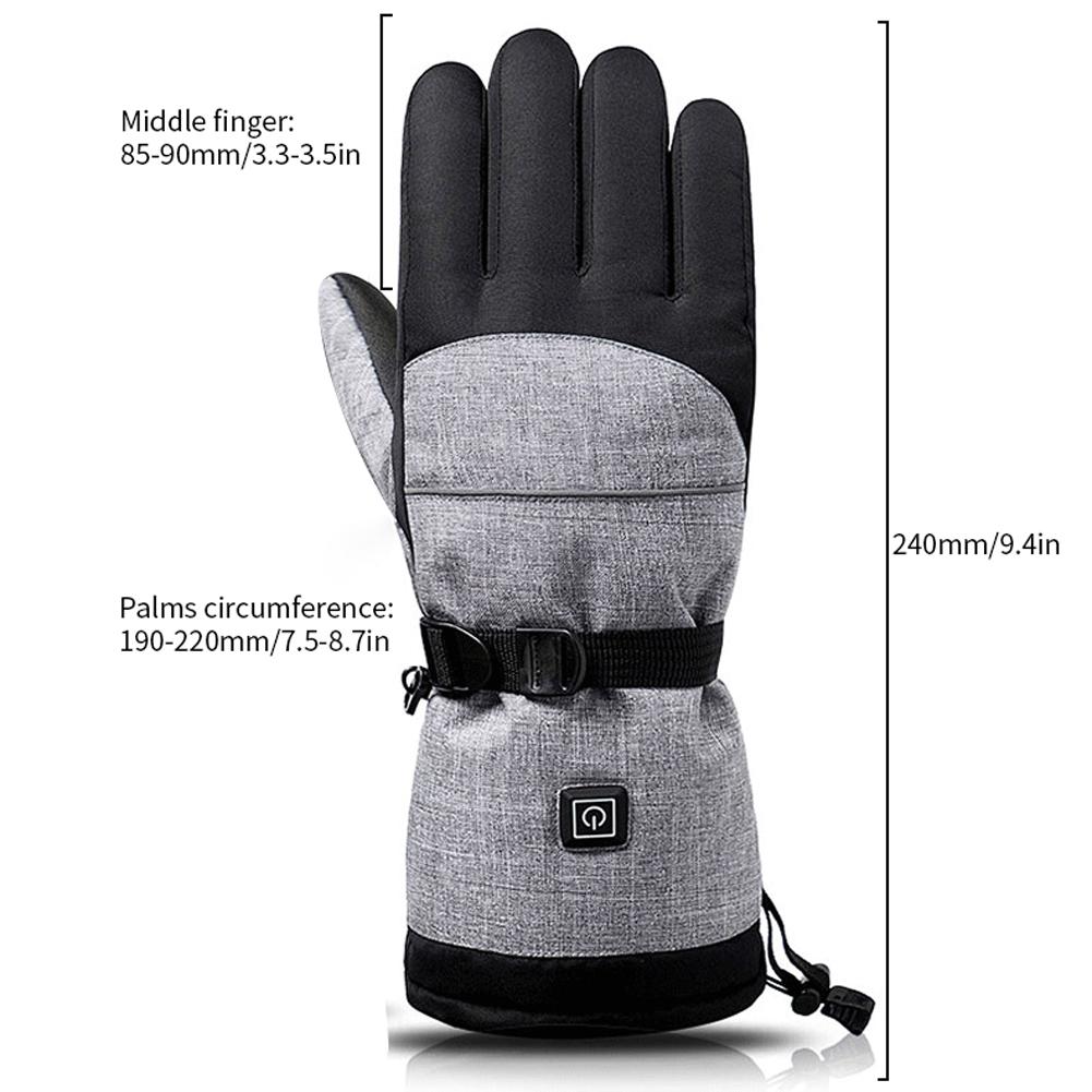Electric Heating Glove Skiing Glove Windproof Heating Glove USB Glove Riding Glove Winter Cycling Glove