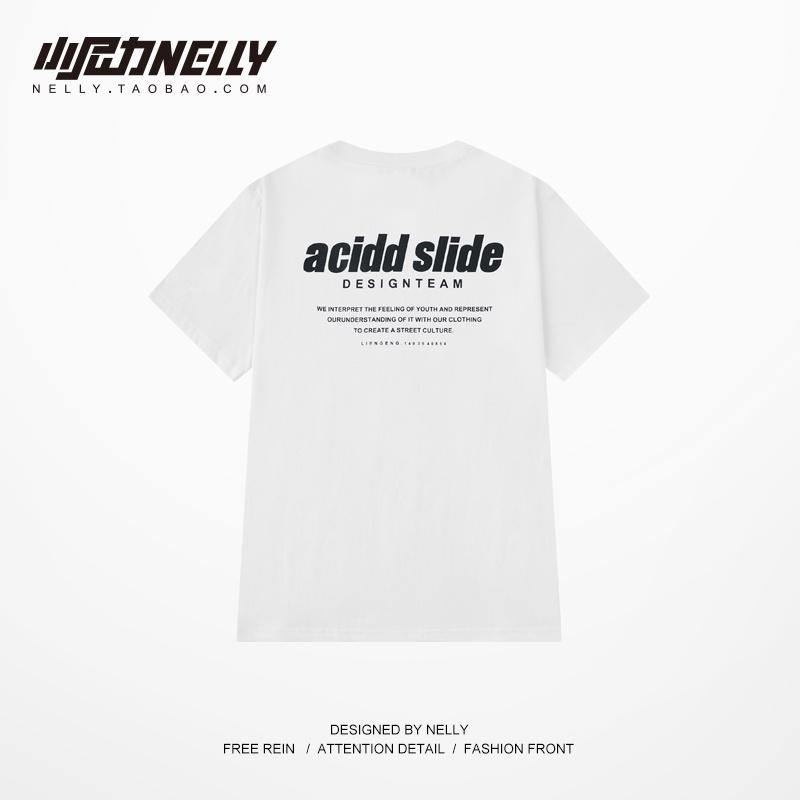 Áo Nelly Heybig in chữ Acidd Slide cộc tay dành cho cả nam và nữ hợp thời trang