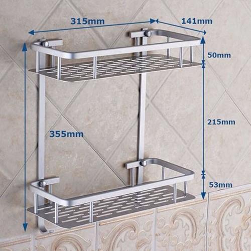 Kệ nhà tắm 2 tầng