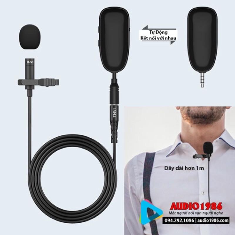 Micro không dây đeo cài ve áo TNVI-V1 UHF Wireless thu âm, trợ giảng