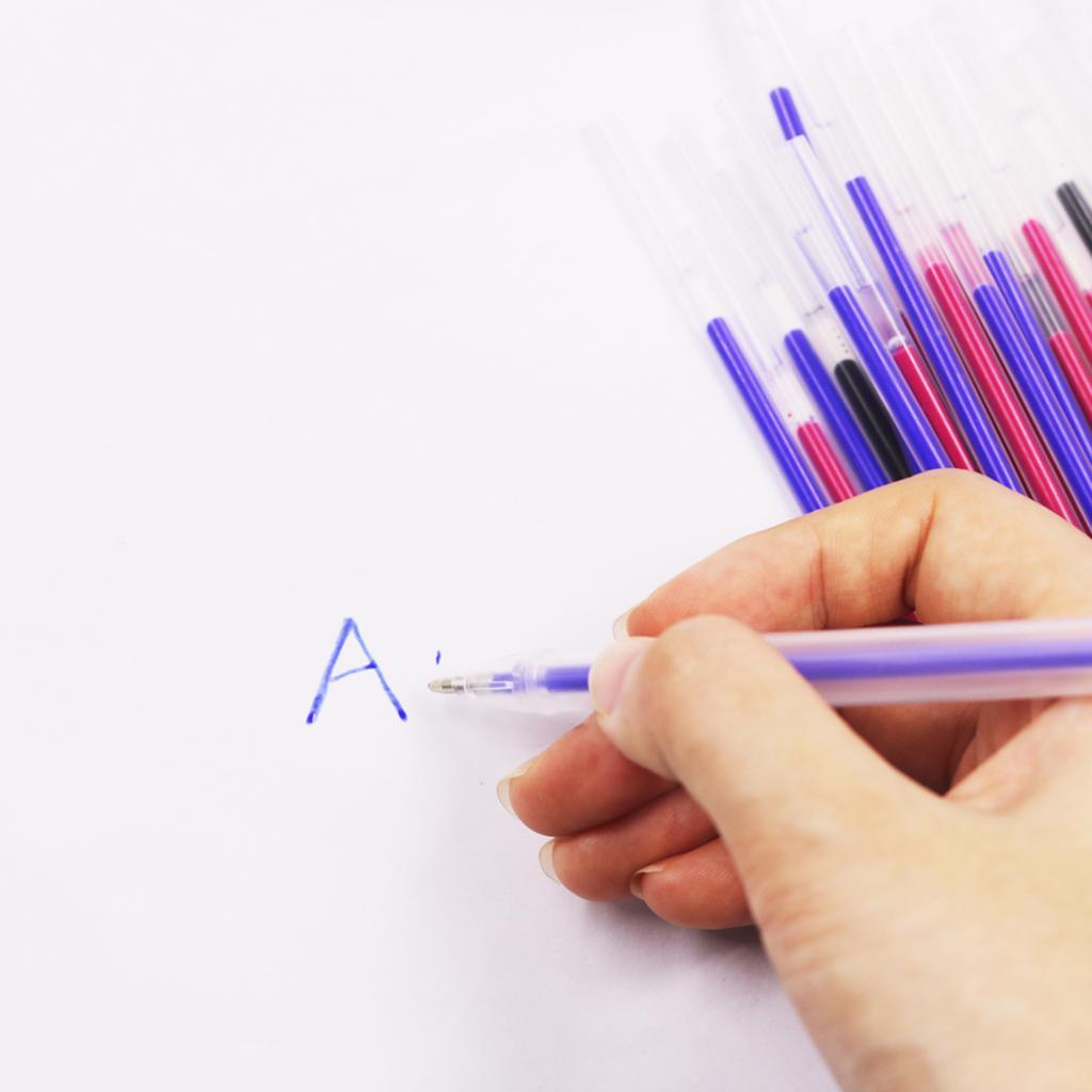 120Pcs Erase Pens Erasable Fabric Refills Marking Pens Mixed Color