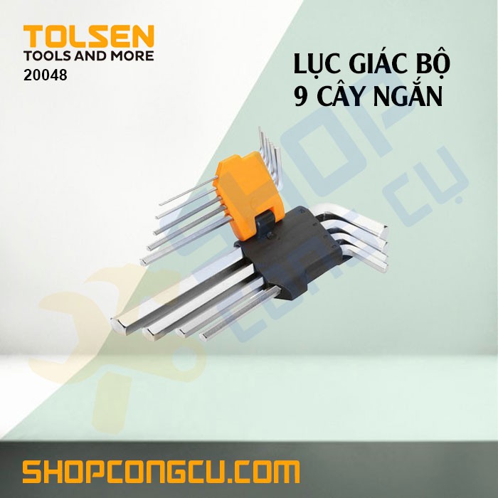 Lục giác bộ 9 cây ngắn Tolsen 20048