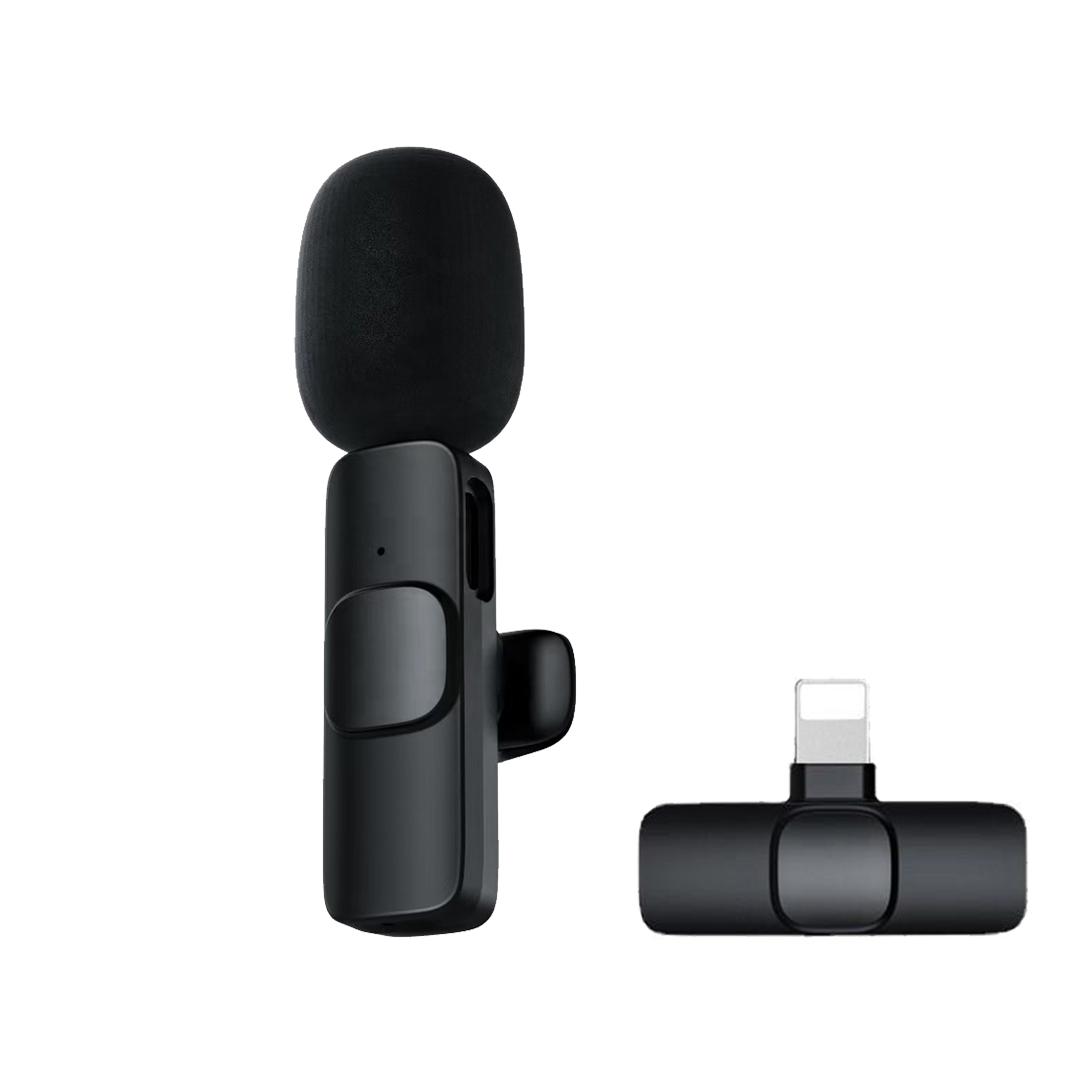 Micrô không dây Lavalier Micrô di động Video ghi âm Mini Mic cho iPhone Android Live Truyền hình điện thoại trò chơi Mic Type-C