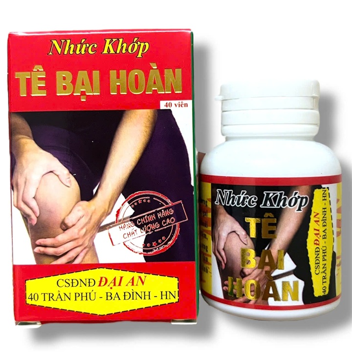Viên uống đau nhức xương khớp Tê Bại Hoàn hỗ trợ đau lưng viêm nhức xương khớp, gai cột sống, thoái hoá khớp - Mã số 1502