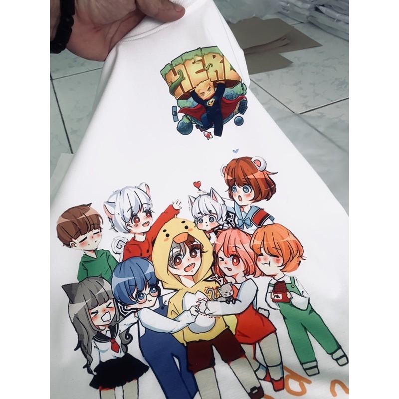 Áo Thun Chibi Hero Team Mini World Toàn Bộ Thành Viên Siêu Đẹp - Áo Hero Team Giá Rẻ MC19