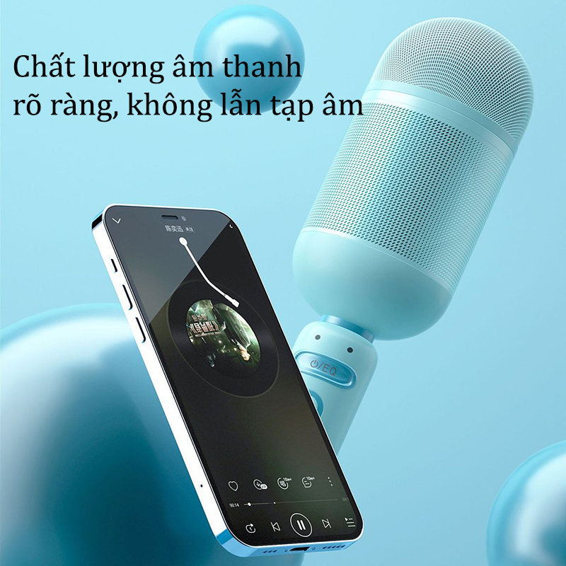 Micro Karaoke Bluetooth Cầm Tay SK-06 Cao Cấp Nâng Giọng Cực Chất Kiêm Loa Bluetooth Mini Kết Nối 2 Mic Song Ca Âm Thanh Siêu Đỉnh Mic Hát Karaoke Không Dây Gia Đình Có Thu Âm Có Thẻ Nhớ USB AUX Mic LiveStream Không Dây Giá Rẻ Bản Nâng Cấp - ML056