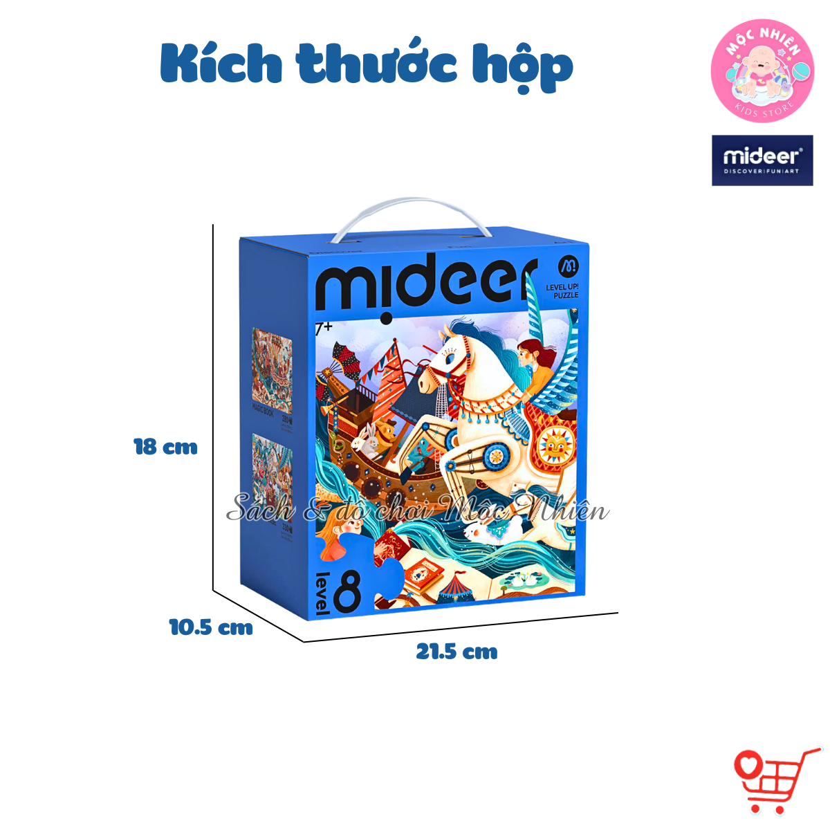 Đồ chơi xếp hình puzzle Mideer - Level 8 (02 tranh 280 và 330 mảnh ghép) - Dành cho bé từ 7 tuổi