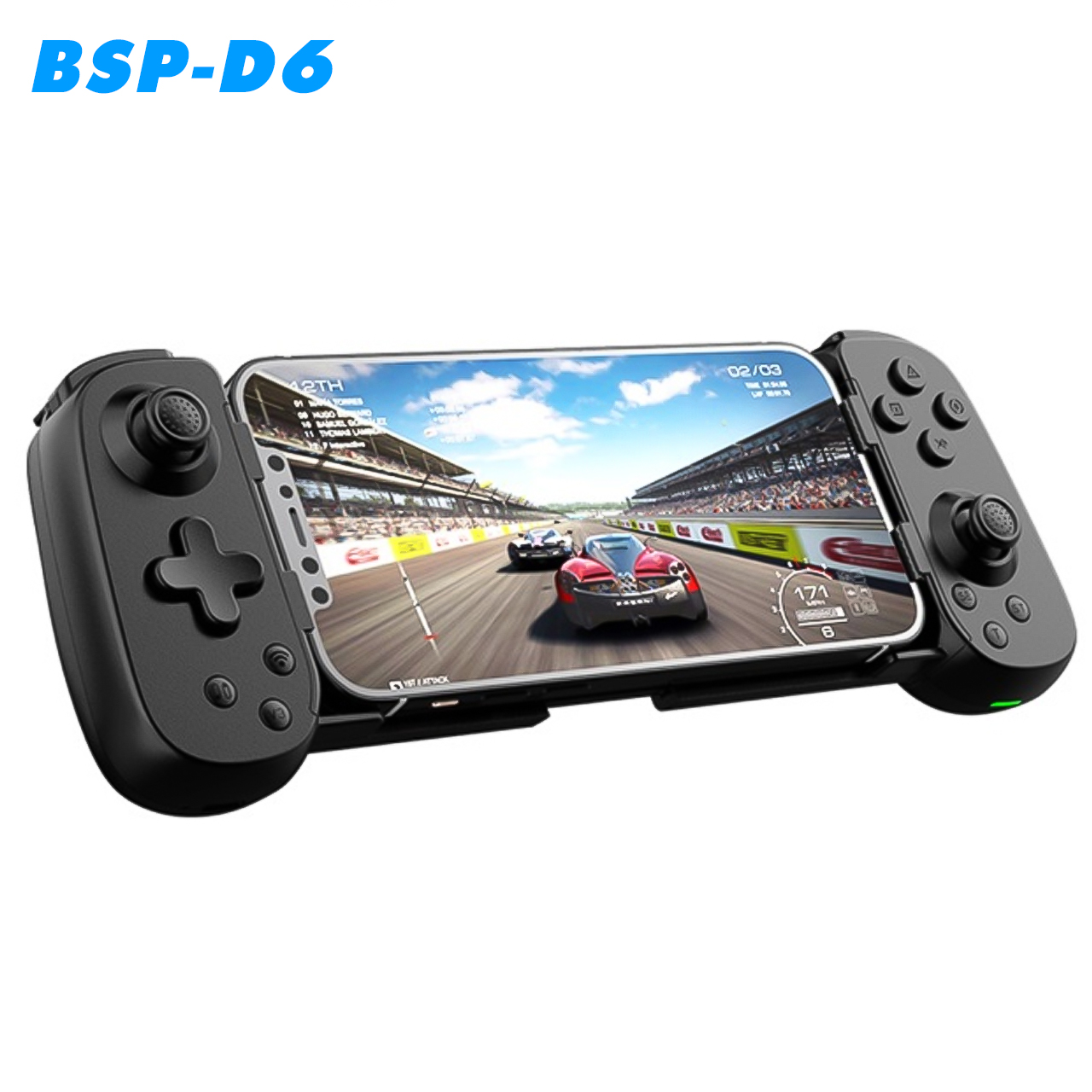 Tay cầm chơi game không dây Vinetteam BSP-D6 kết nối bluetooth chơi pubg, liên quân dành cho điện thoại android, ios - hàng chính hãng