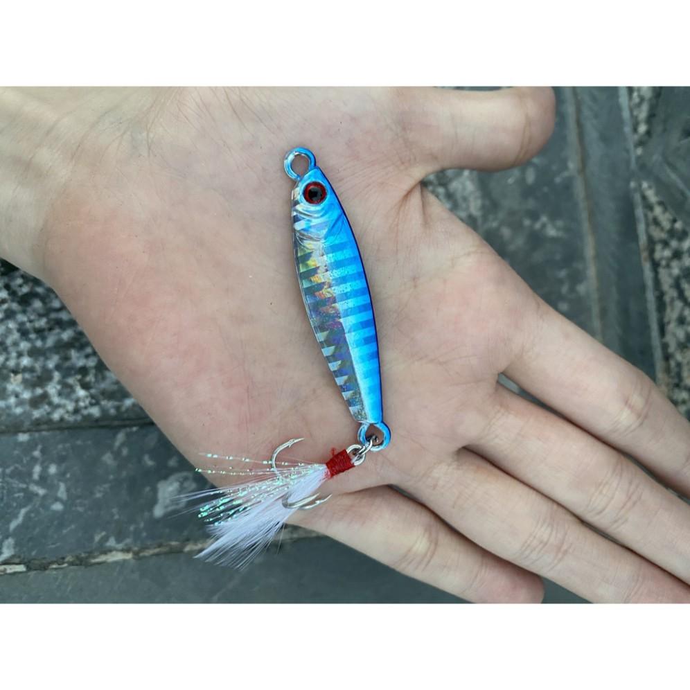 Mồi Câu Lure Jigging Nặng 7g_10g_15g_20g lure chẽm,nhồng,hồng,măng,vược