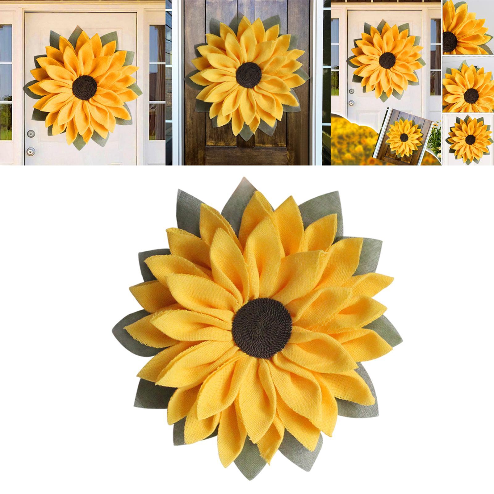 Wreath Front Door Garland Artificial Flower Wreaths for Yard Outdoor