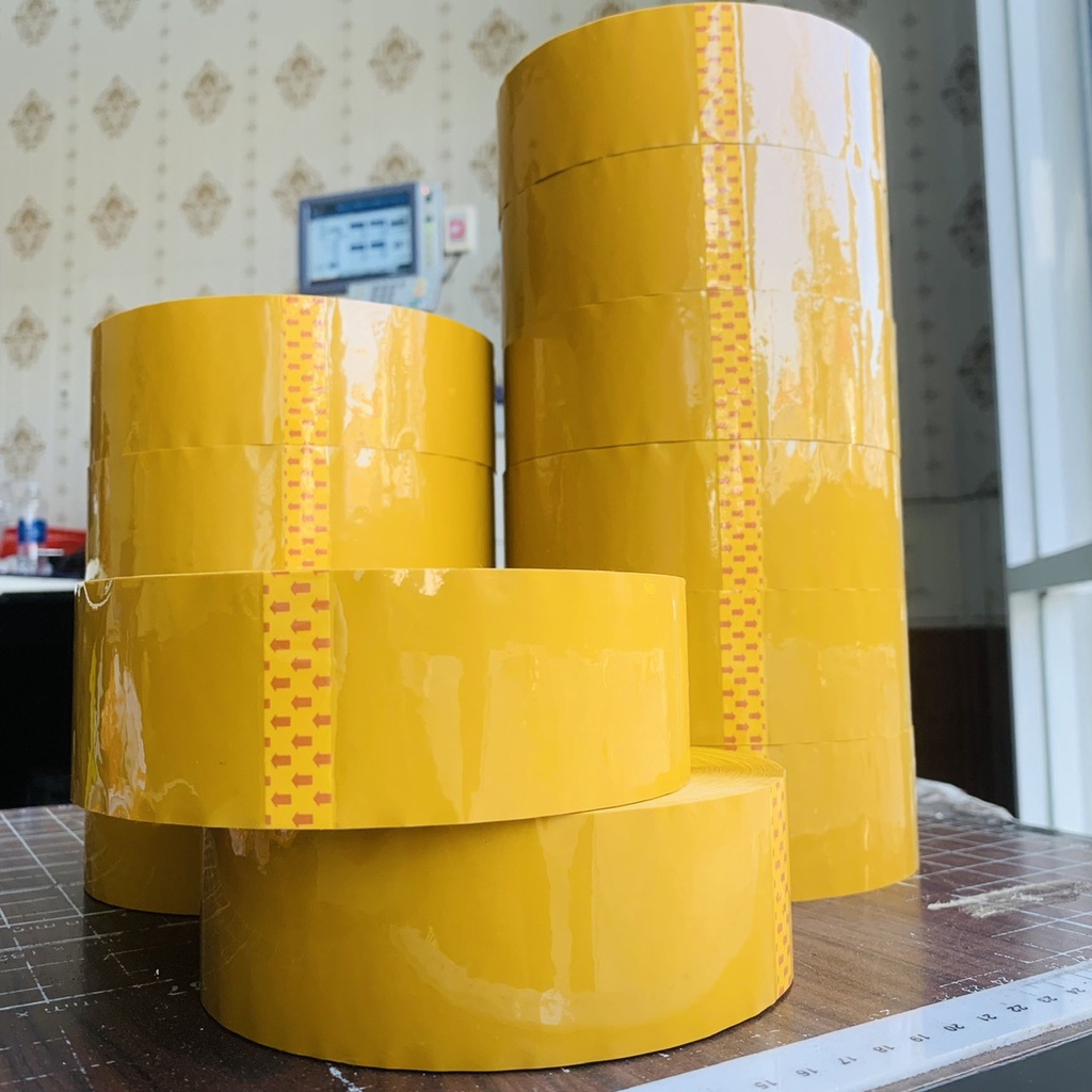 Băng keo đục cuộn 1kg loãi giấy 5li mỏng nhẹ