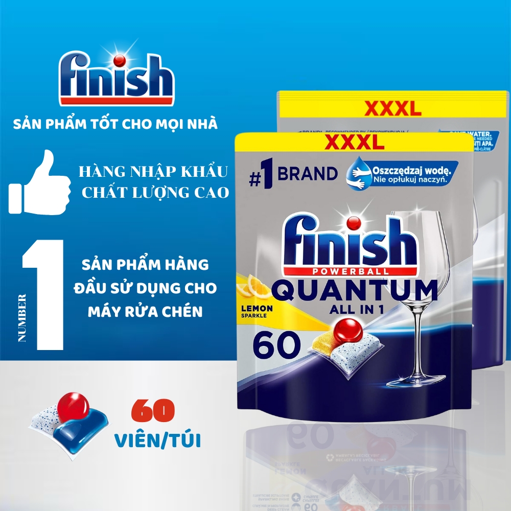 Viên rửa chén Finish Nhật 150 viên