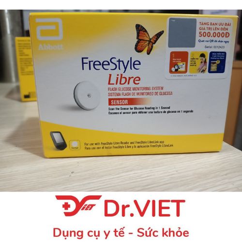 Cảm Biến sensor Freestyle Libre [Chính hãng] - Phụ kiện dùng cho Đầu Đọc reader Cầm Tay Freestyle Libre đo đường huyết