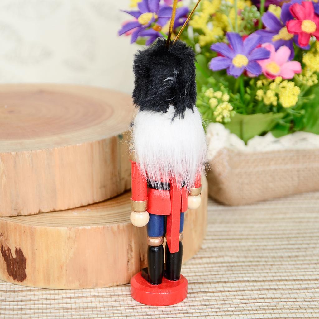 Các Loại Gỗ Handpainted Ngân Khánh Óc Chó Lính Tượng Xmas Trang Trí Orna