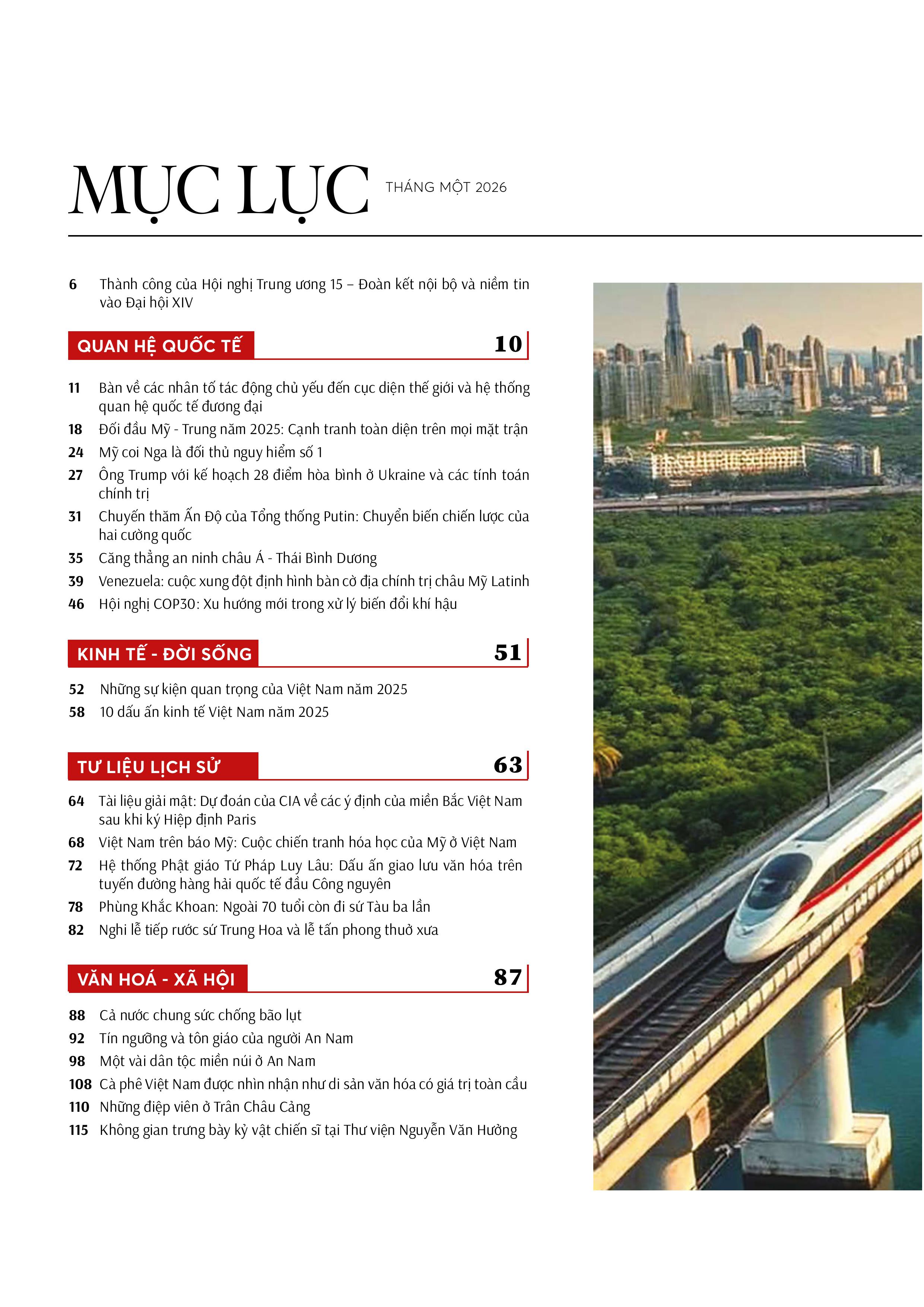 (Số 85) TẠP CHÍ PHƯƠNG ĐÔNG 01/2026 – Nhiều tác giả – Viện Nghiên cứu Phát triển Phương Đông