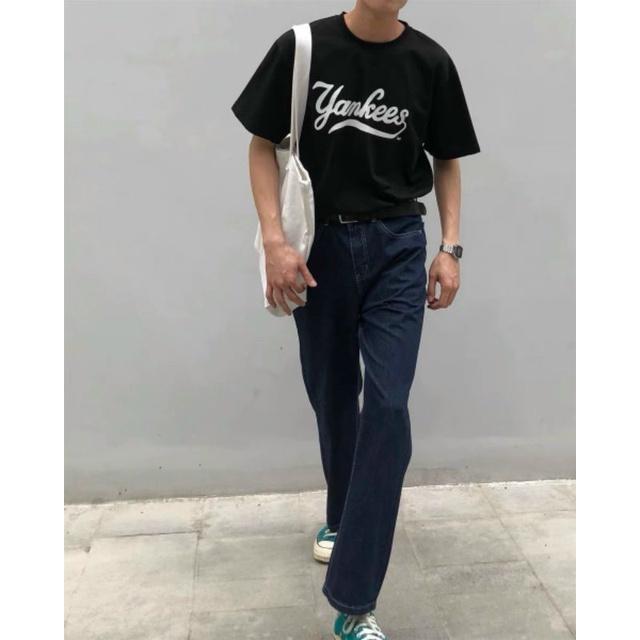 Áo thun unisex tay lỡ YANKEES vải dày mịn cực hot 2021 || Hany shop