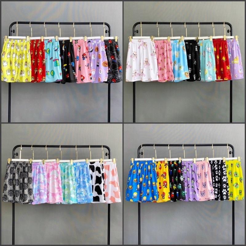 Quần short cartoon , quần short hoạt hình form unisex nam nữ