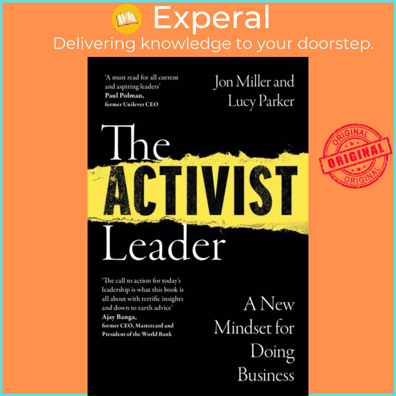 Sách - The Activist Leader - A New Mindset for Doing Business by Lucy Parker (UK edition, paperback)