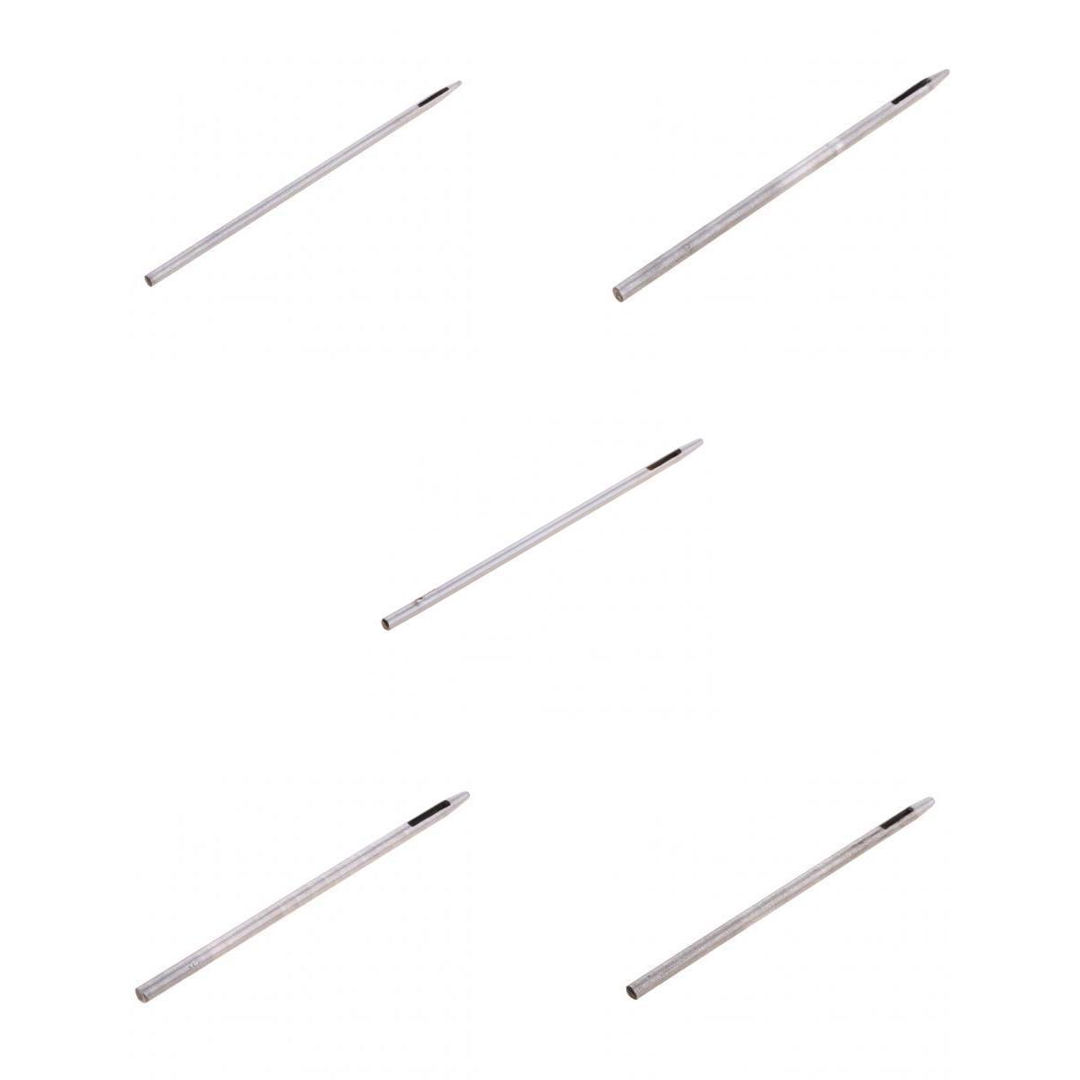 5 Pack Leather Craft Steel Hole Punch Hollow Punch Set Round Die Leather Hole Punch For Belts Watch Band Gasket Canvas Paper Plastics 0.5 to 18mm