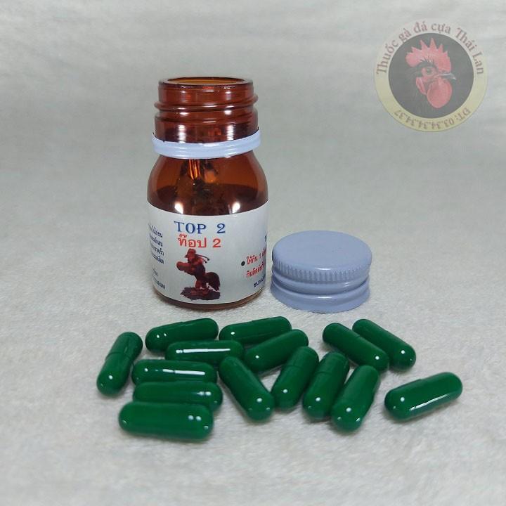 Thuốc gà đá - TOP 2 - khò - xổ mũi - sưng phù đầu , phân xấu - 1 lọ / 15 viên