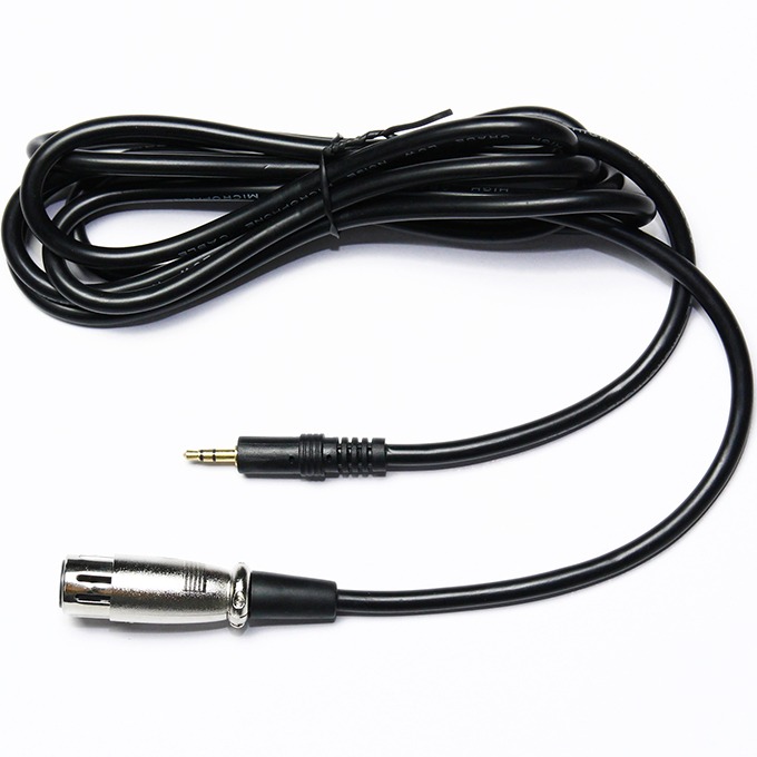 Dây XLR ra 3.5mm (Canon cái ra 3.5) chuyên dùng cho micro thu âm, soundcard, PC - Dài 2.5m - Truyền tín hiệu tốt - Hàng chính hãng