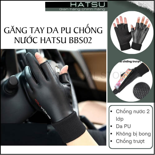 Găng tay cảm ứng, bao tay phượt du lịch dã ngoại Hatsu BBS01 chống trơn trượt mềm êm tay