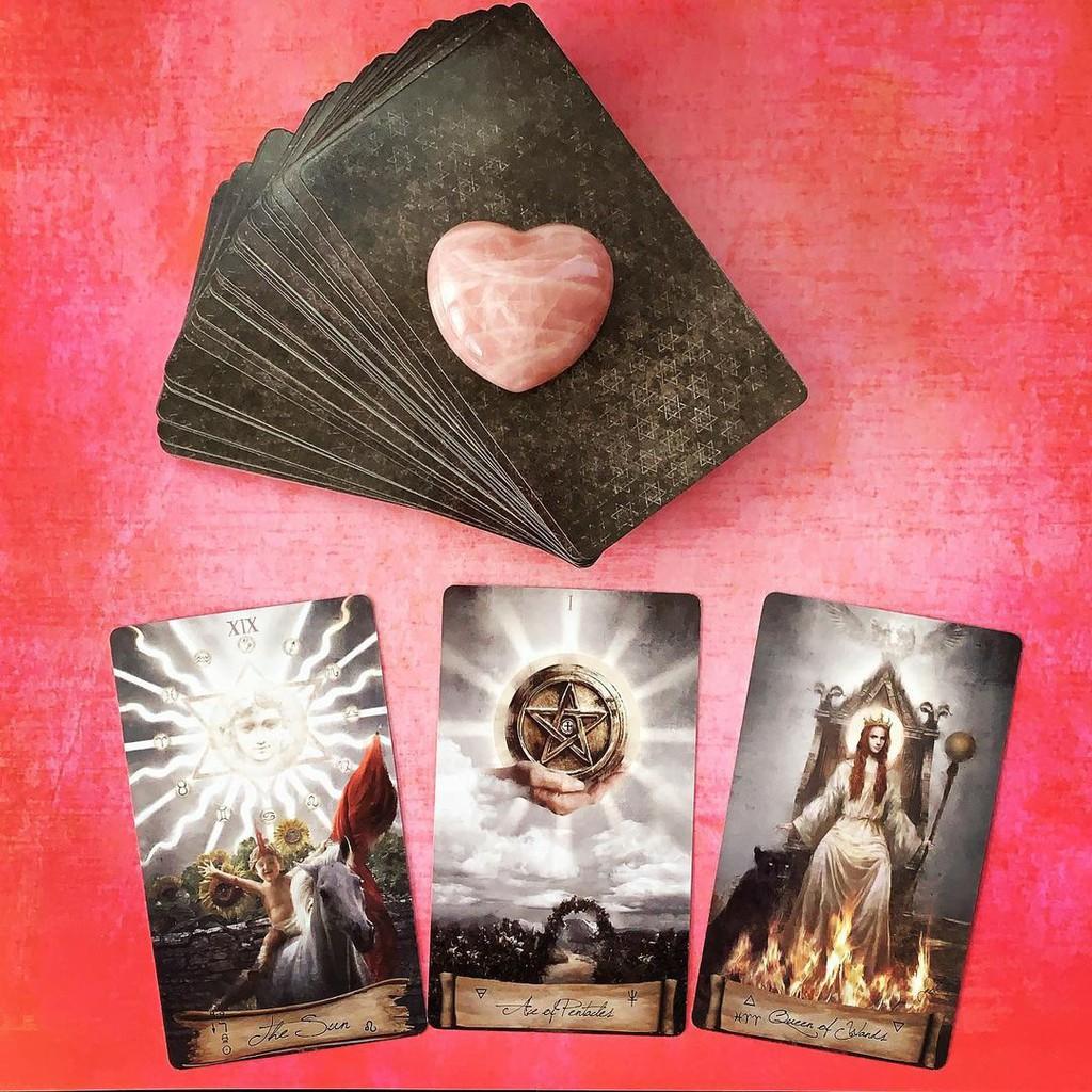 Bài Tarot Heaven And Earth Tarot Tặng ĐÁ Thanh Tẩy