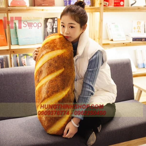 GỐI ÔM Ổ BÁNH MÌ 3D (70CM---&gt;100CM)