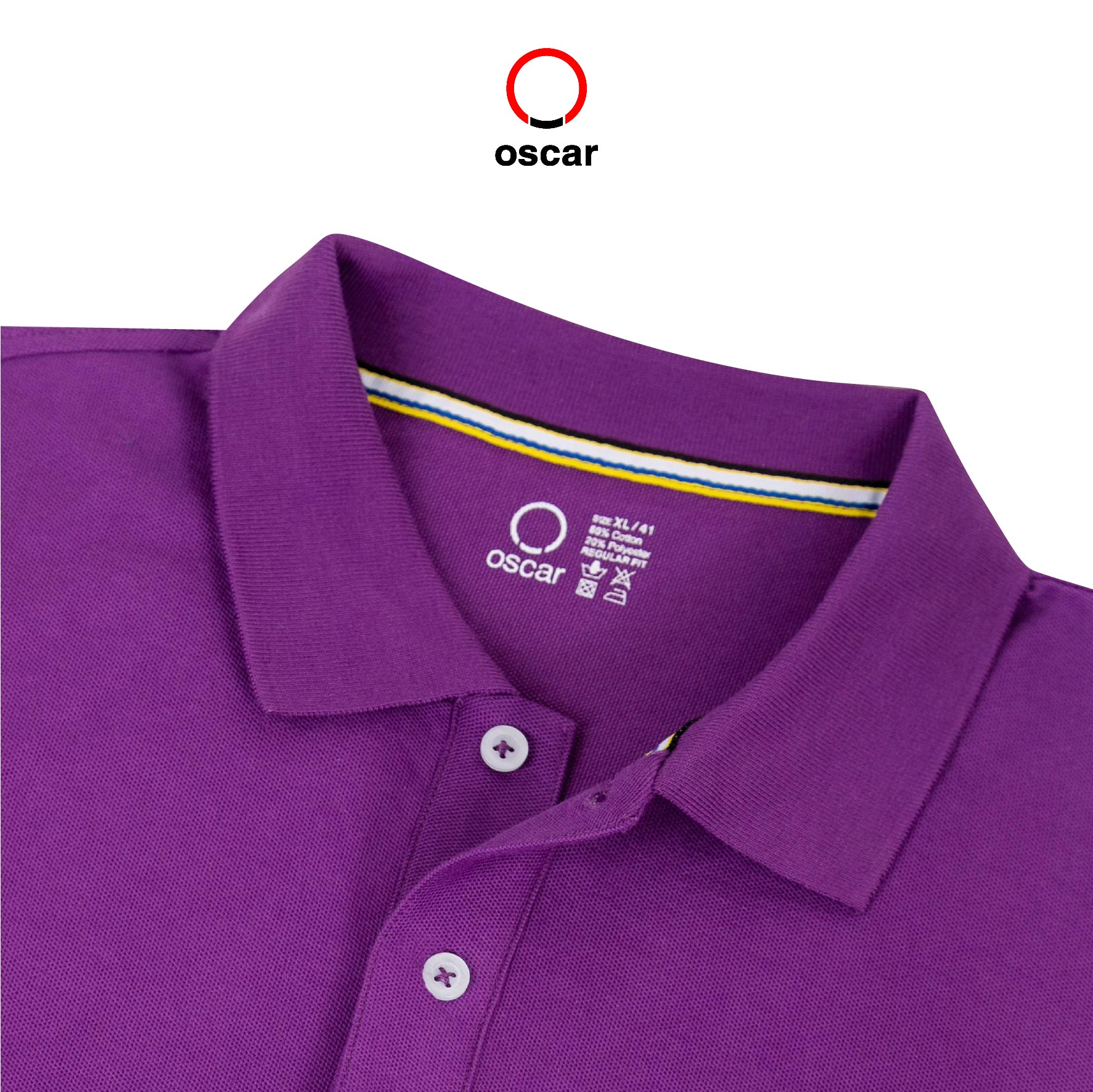 Áo thun nam Polo Oscar OCMPKSF001 -  Sang trọng, thoáng mát, mềm mại, thấm hút tốt và an toàn cho da
