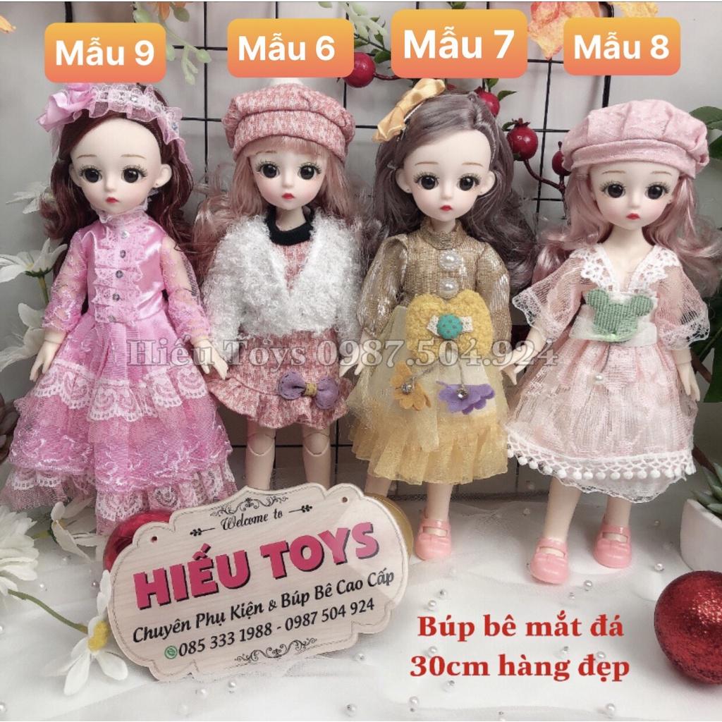 Búp Bê Barbie Khơp 30cm Mặt Xinh Váy Đẹp Tóc Dài Đồ Chơi Búp Bê Cho Bé Gái Từ 2 Đến 8 Tuổi