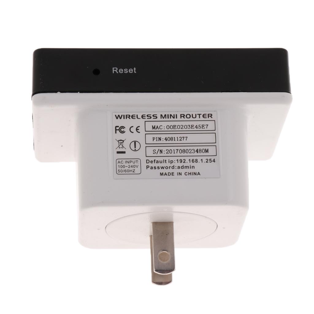 Mini Wifi Repeater Wireless AP Extender Router Amplifier 300Mbps US Plug