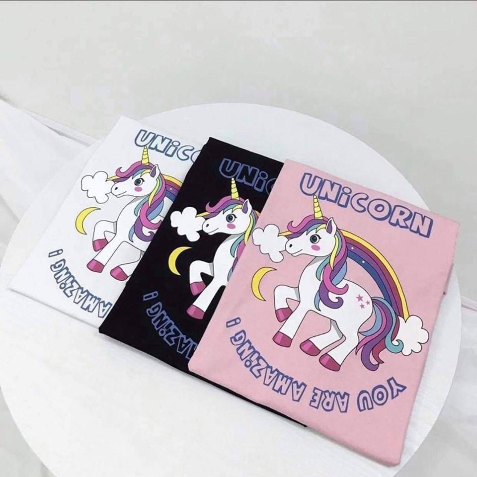 Áo thun áo phông tay lỡ Unisex UNICORN 4 màu full size M L XL THE 1992
