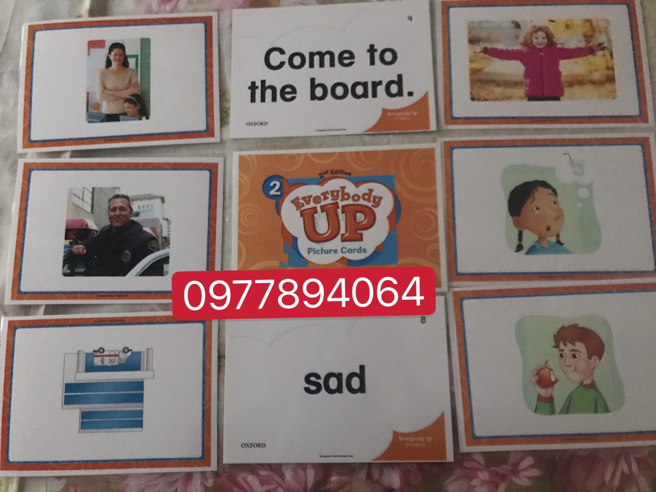 Flashcard EVERYBODY UP 2 - ép plastic