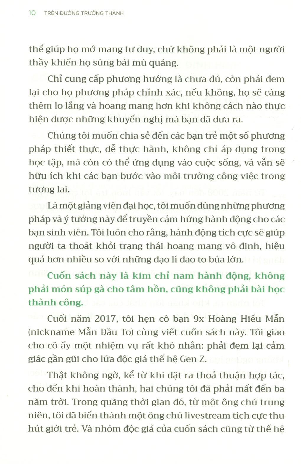 Trên Đường Trưởng Thành - Đợi Đến Tốt Nghiệp Thì Đã Muộn - Cẩm Nang Phát Triển Toàn Diện Của Sinh Viên Đại Học