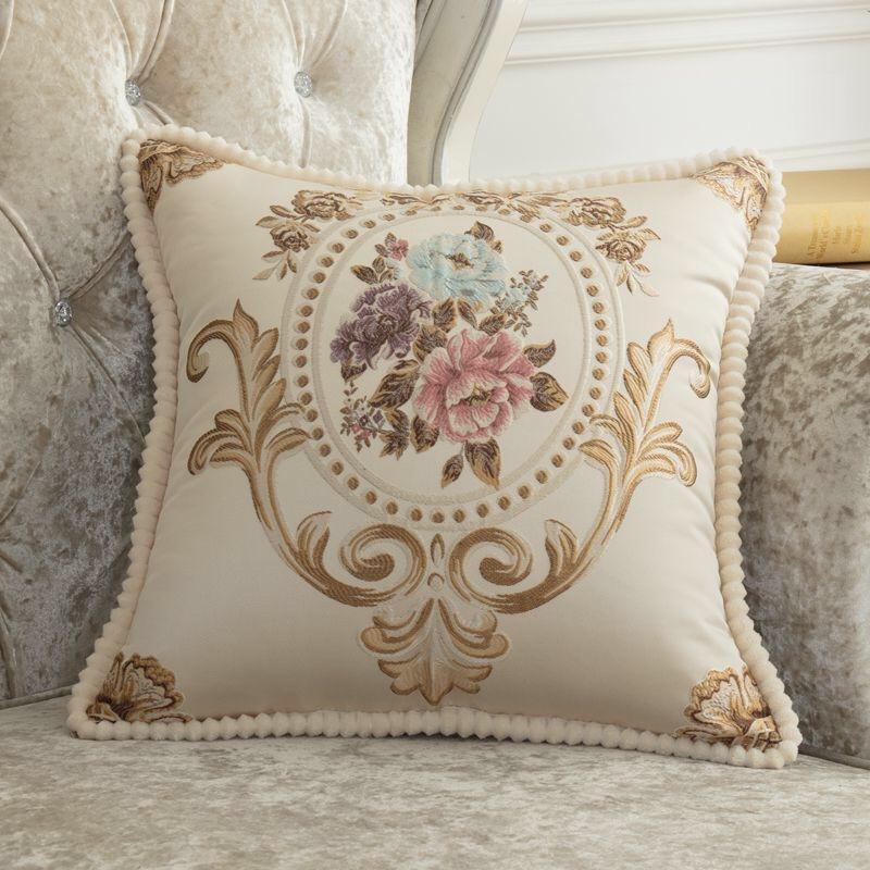 Gối tựa lưng sofa, gối tựa vuông 45x45, gối noel kê lưng văn phòng