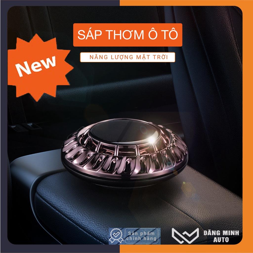 Sáp thơm ô tô mẫu UFO năng lượng mặt trời, máy khếch tán sáp thơm xoay toả hương cho xe hơi ST20
