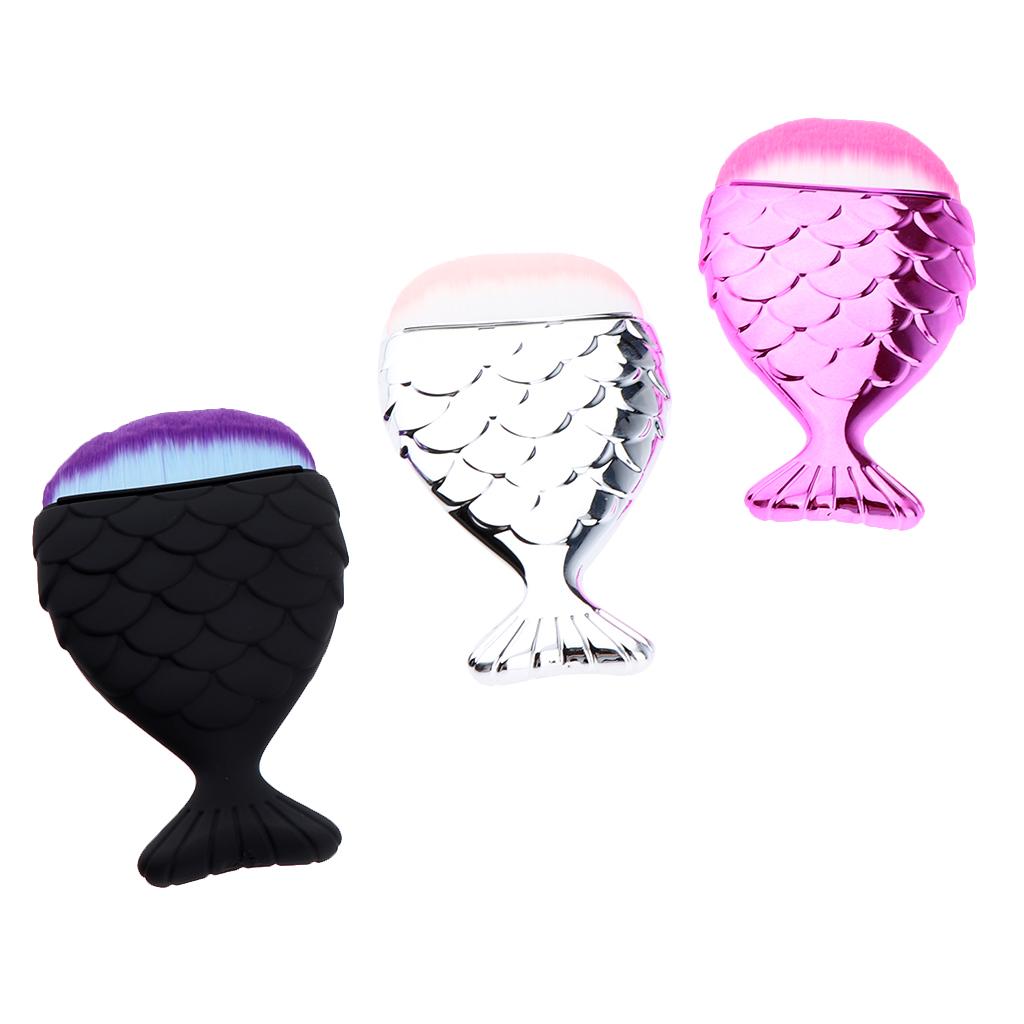 3 PCS Lovely Face Foundation Mud Mask Cosmetic Brushes Powder Makeup Brush