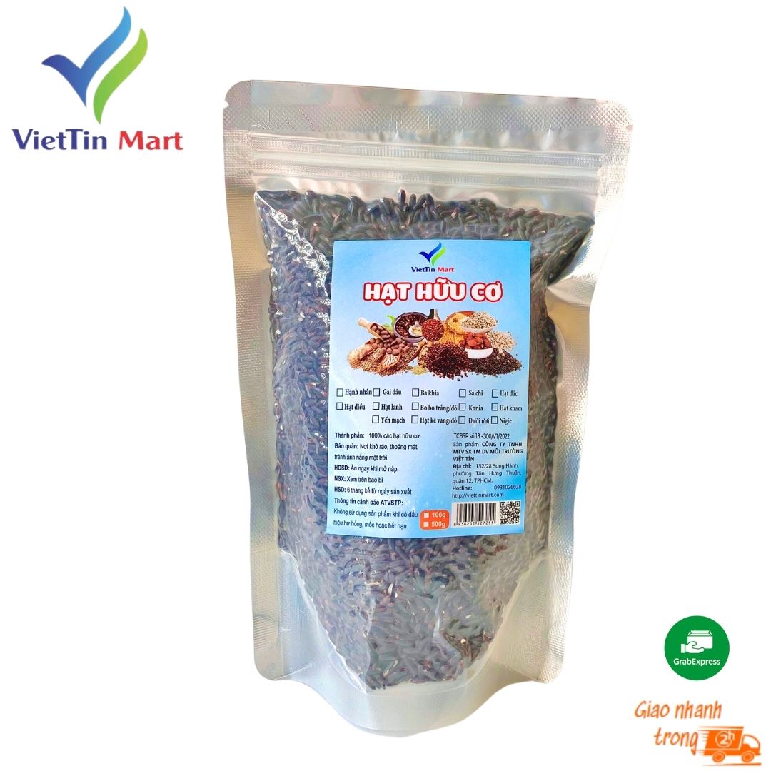 Gạo Lứt Tím Thảo Dược Viettin Mart 1kg